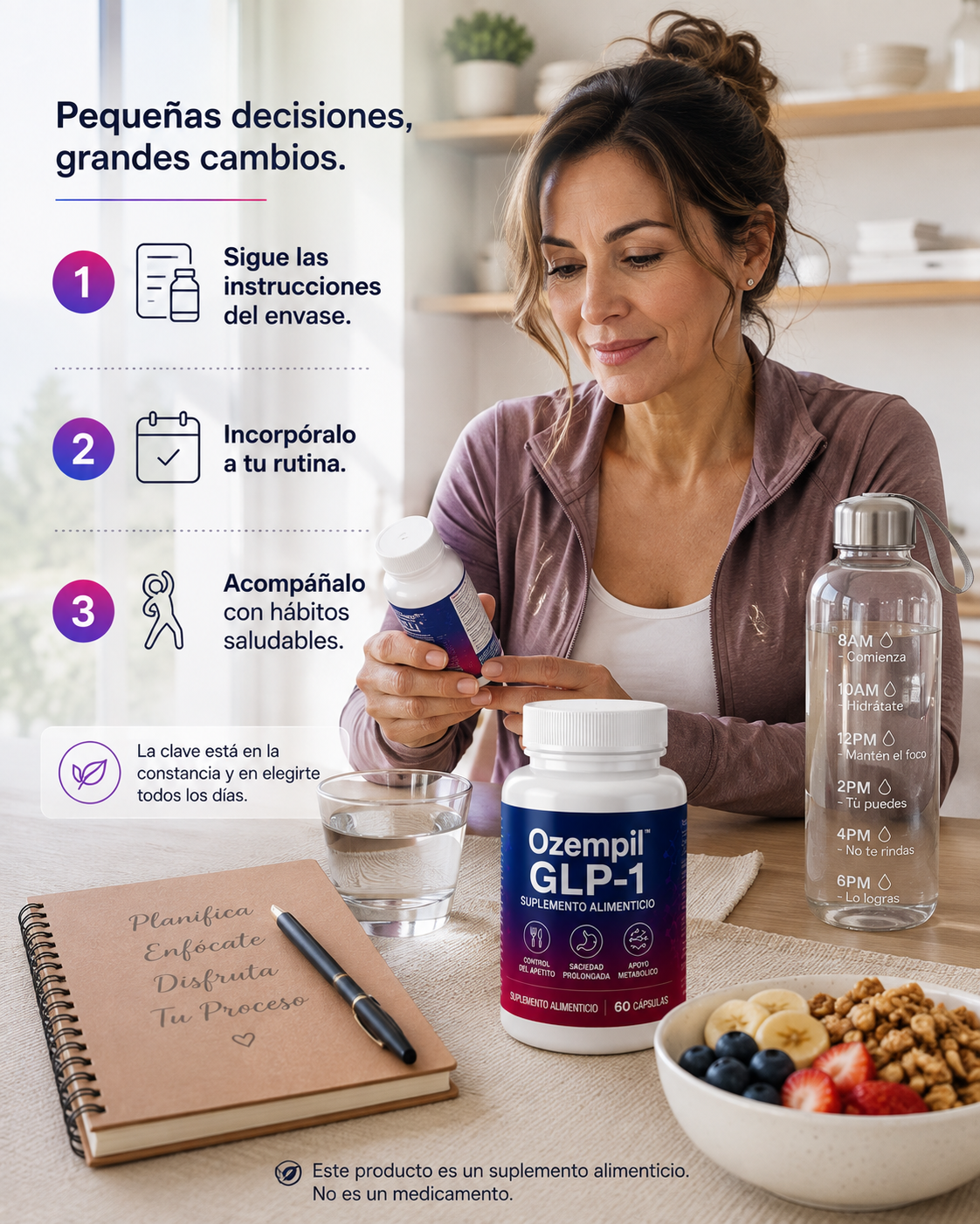 Ozempil™ | Quemador de grasa en 60 cápsulas | Ciclo de 30 días.