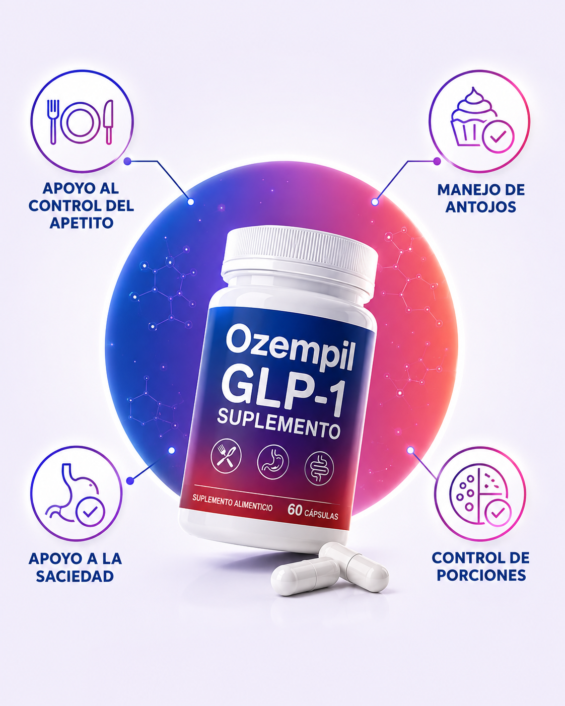 Ozempil™ | Quemador de grasa en 60 cápsulas | Ciclo de 30 días.